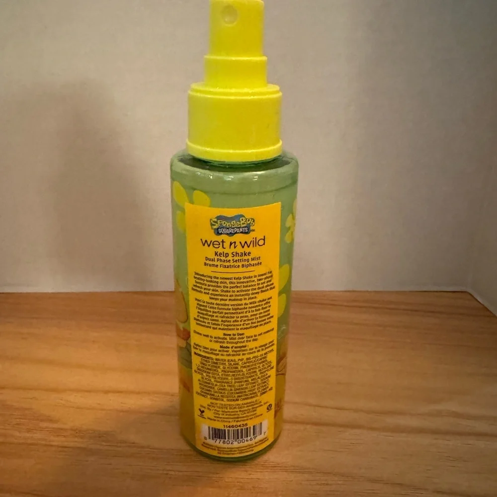 Wet N Wild SpongeBob Kelp Shake Dual Phase Makeup Setting Spray